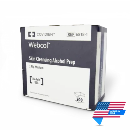 Convidien Webcol Alcohol Swabs | 200 pack | Made in USA | Mens Health Downunder