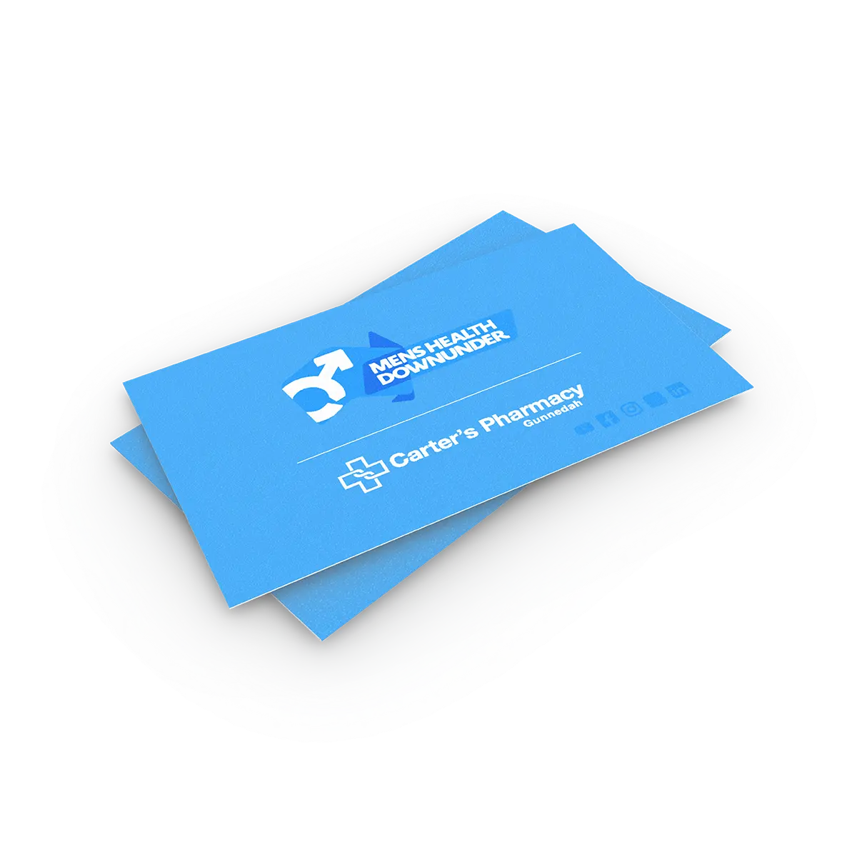 MHDU Business Card | Back Design | MHDU Co-Branded | Mens Health Downunder