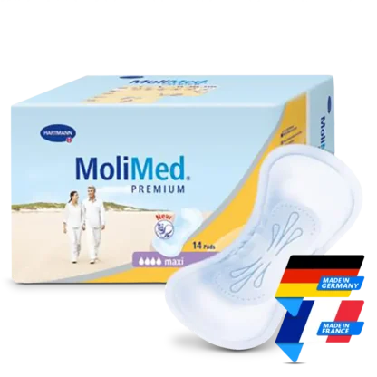 MoliMed Premium Maxi 14pk | Made in France & Germany | Mens Health Downunder