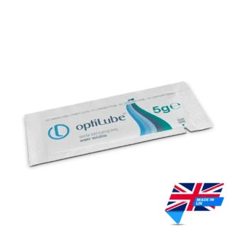 OptiLube Sterile Lubricating Jelly 5g | Made in UK | Mens Health Downunder