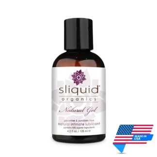 Sliquid Organics Natural Gel pH Balanced Lubricant 125ml | Made in USA | Mens Health Downunder