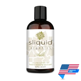 Sliquid Organics Silk Hybrid Intimate Lubricant 255ml | Made in USA | Mens Health Downunder