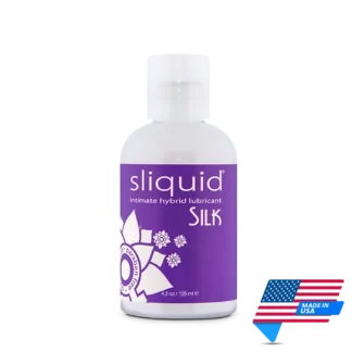 Sliquid Silk Naturals Intimate Hybrid Lubricant 125ml | Made in USA | Mens Health Downunder