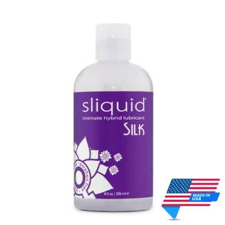 Sliquid Silk Naturals Intimate Hybrid Lubricant 255ml | Made in USA | Mens Health Downunder
