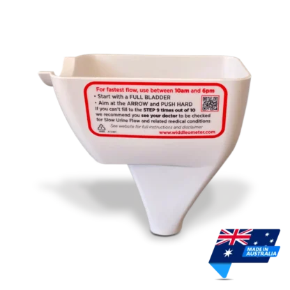 Widdleometer Urine Flow Test | Made in Australia | Mens Health Downunder
