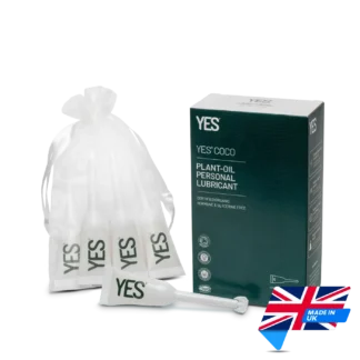 Yes COCO Coconut Oil Based Lubricant 5mL x6pk | Made in UK | Mens Health Downunder